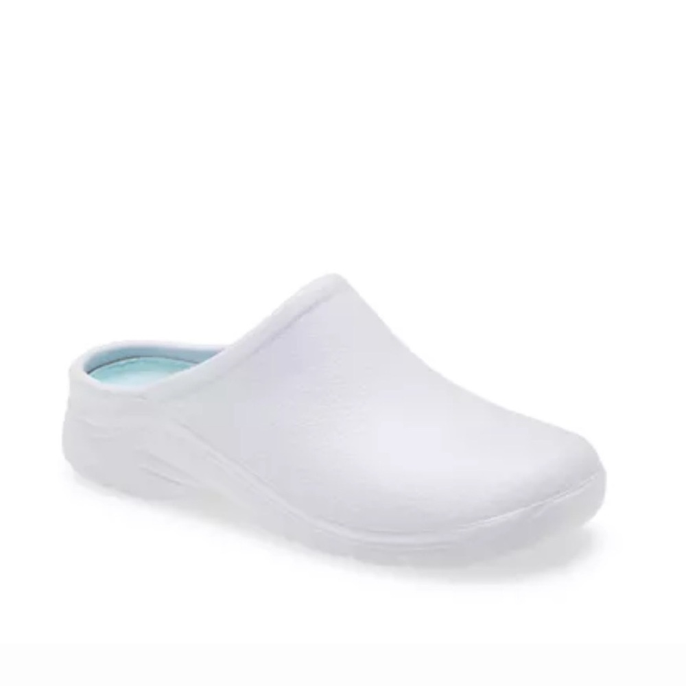 Jeffrey Campbell Birdie Danish Rubber Clogs in Whiteโ Size US 9 / EU 40